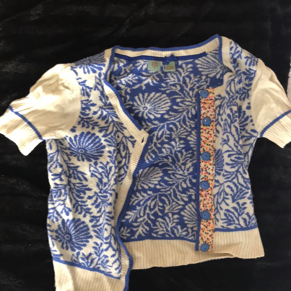 Short sleeve sweater from anthropolgie
